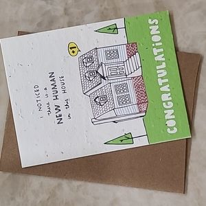 Papyrus x Thoughtful Human New Baby Card